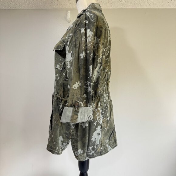 AEROPOSTAL Military Style Camo Cargo Utility Jacket - Picture 2 of 8